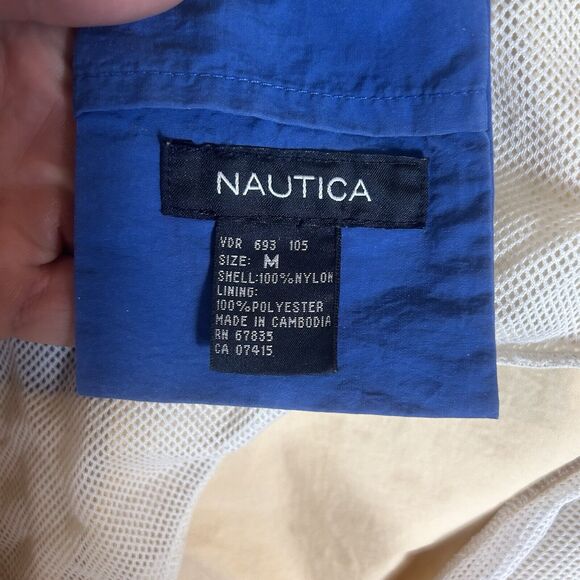 Nautica Surf Board Shorts Mens Medium Lined Nylon Tropical Beach Swim Trunks - Picture 3 of 10